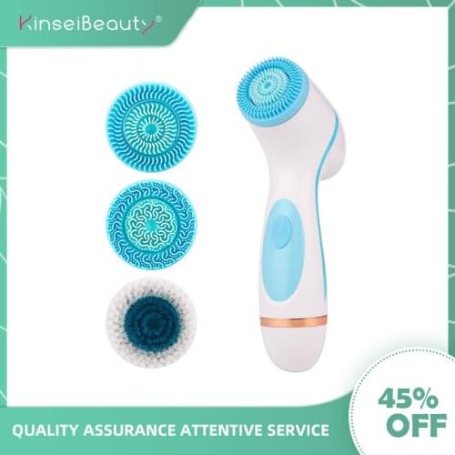 Sonic Facial Cleansing Brush Face Spin Brush Galvanica Facial Spa System For Skin Rejuvenation Deep Cleaning Remove Blackhead