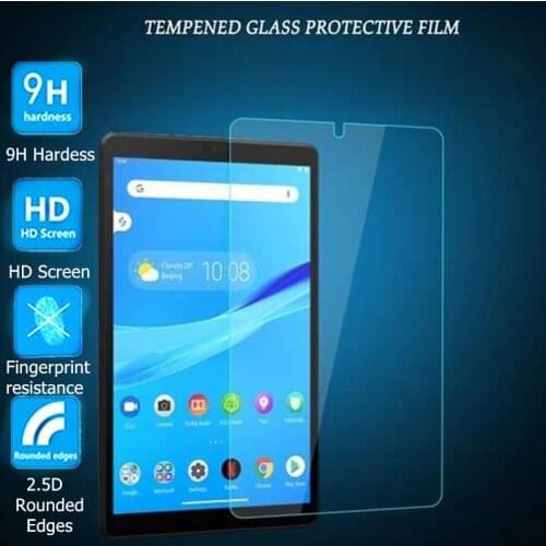 2Pcs Tempered Glass Screen Protector For Lenovo Tab M7 M8 M10 E10 P10 2.5D Protective Film on TB-8505f 7305f x605f x104f x705f