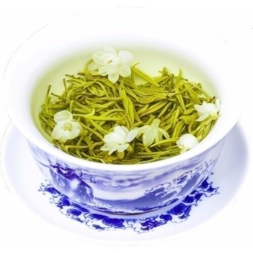 Teayear Jasmine Flower tea Organic green tea High mountain cloud Jasmine tea Molihua cha Happy anti aging improving immunity