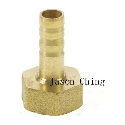 5pcs 1/2" BSPP Conection Female-8mm barbeded Hose Brass Pipe Adapter Connector
