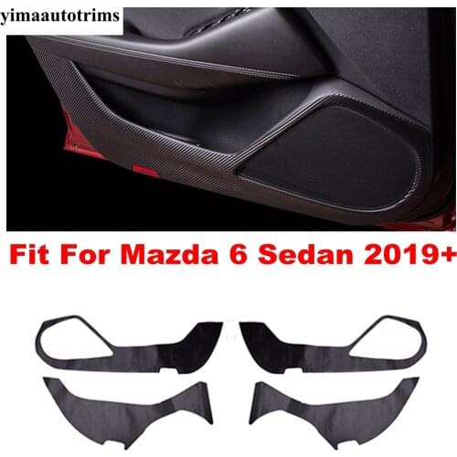 Car Accessories Door Anti Kick Pad Protection Side Edge Film Protector Carbon Fiber Look Sticker For Mazda 6 Sedan 2019 - 2021