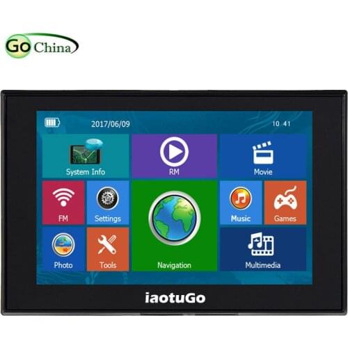 IaotuGo 5" HD Capacitive Car GPS Navigator GPS Navigation 256M 8G Bluetooth AV IN FM Games Free Updated New Maps Truck Maps