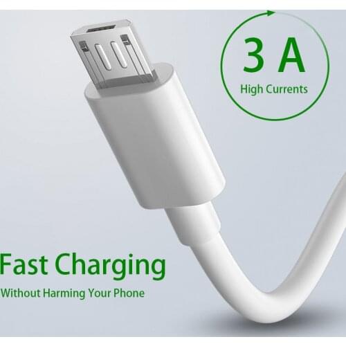 Kebiss Micro USB Cable 3A Fast Charge Data Cable for Samsung Xiaomi LG Tablet Android Mobile Phone USB Charger Charging Cord
