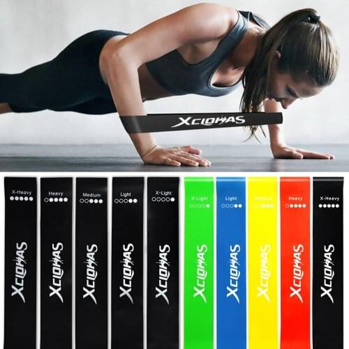 5/6 Level Yoga Resistance Bands Exercise Loop Home Gym Fitness Natural Latex Pull Up Strength Training Bands