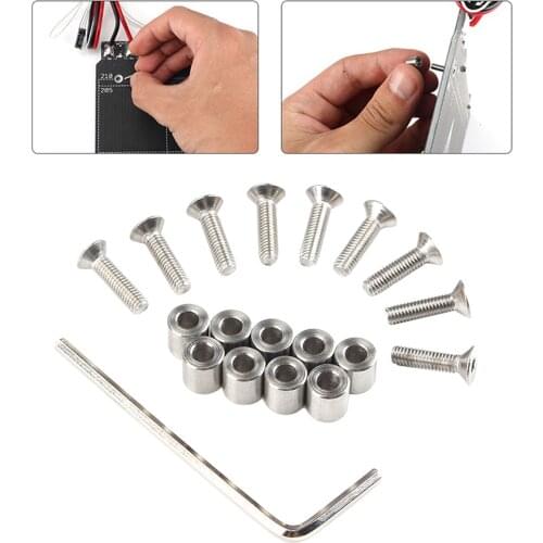 3D Printer Kit Set -axis Support Plate Screws Washers Wrench Fit for Prusa i3 mk3 Accessories