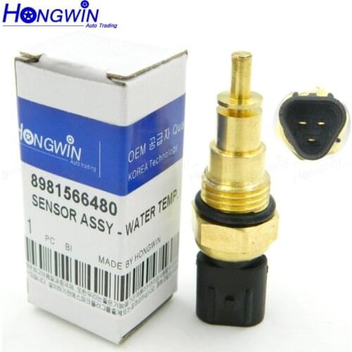Genuine No.8981566480 Water Temperature Sensor Fits John Deere Excavator 135D 135G 190GW Coolant Sensor Fit Isuzu 4HK1 4JJ1 6UZ1