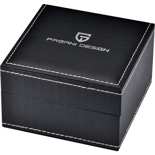 PAGANI DESIGN Watch Storage Box Organizer New Mechanical Mens Watch Display Holder Cases Black Jewelry Gift Boxes Case