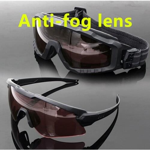 SI M ALPHA Anti-fog Ski sunglasses cycling sun glasses military goggles bullet-proof Army tactical glasses MTB shooting eyewear