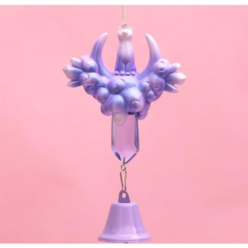 Crystal Epoxy Resin Mold Cute Starry Moon Kitten Pendant DIY Silicone Mould A0NF