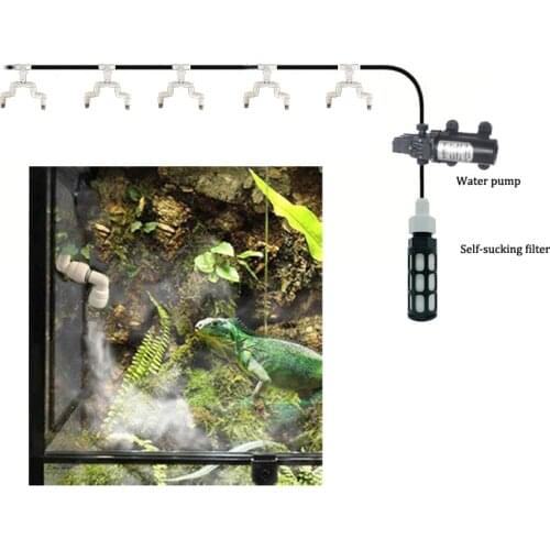 Reptile Fogger Misting system 360 degree rotating for Terrarium Humidity