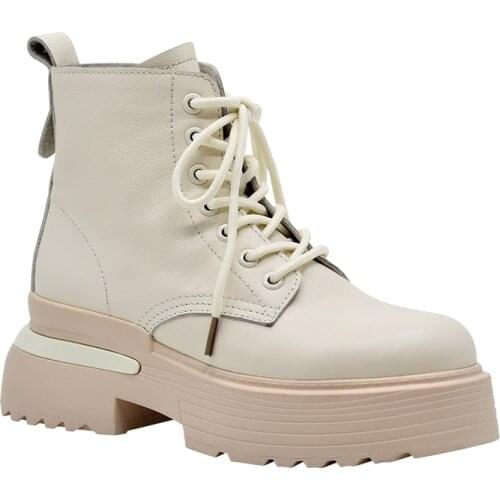 Warm Boots Women Shoes Thick Sole Lace up Winter Short Ankle Boots for Women Fashion Casual 2020 New Motorcycle Boots
