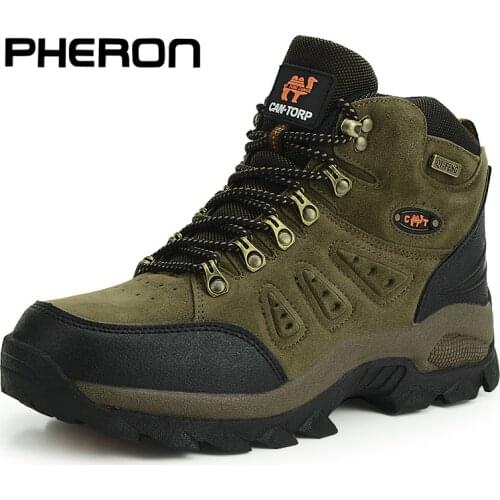 Outdoor Waterproof Hiking Boots Men Women Trekking Shoes Walking Climbing Hiking Shoes Mountain Sport Boots Hunting Men Sneakers