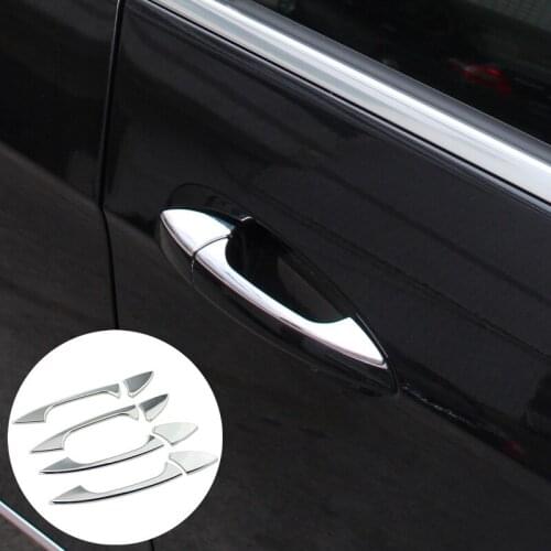 Exterior Car Door Handle Cover Trim 8pcs For Mercedes Benz GLE GLS W166 X166 2015-2019 Car accesories interior Car decoration