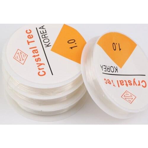 10Rollsx10M Translucent Stretch Elastic Beading Cord/String/Thread 1.0mm FL14