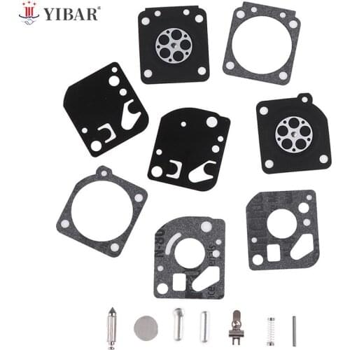 15Pcs/set Carburetor Carb Gasket Diaphragm Repair Rebuild Kit Fit For Zama RB-29 Ryobi 26cc && 30cc Carb Blower Trimmer