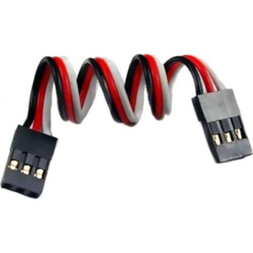 5pcs 100mm/150mm/300mm/500mm RC Servo Extension Cord Male to Male for JR Plug Lead Wire Cable