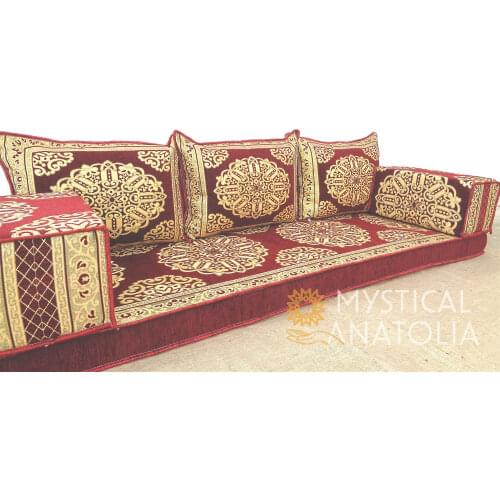 Arabic Floor Seating Sofa Majlis Cushions Oriental Jalsa Bench Area Traditional Arab Sofas Furniture
