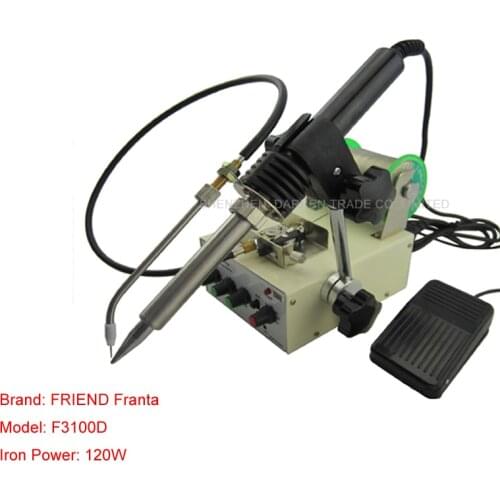 1pcs Automatic tin feeding machine constant temperature soldering iron Teclast iron F3100D multi-function foot soldering machine