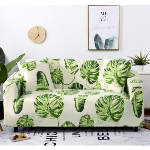 Geometric Stretch Sofa Cover for Living Room Cotton Furniture Protector Polyester Single Loveseat Couch Cover Arm Chair Cover