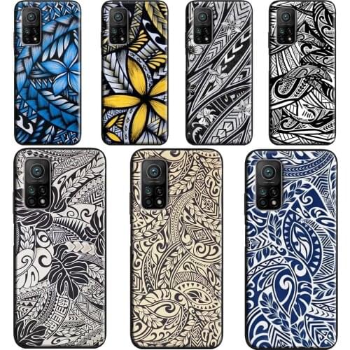 Maori Tribal Samoan Polynesian Case POCO X3 Pro F3 F1 F2 M3 Pro Cover For Xiaomi Mi 11 Lite Ultra Note 10 Mi 9T 10T Pro