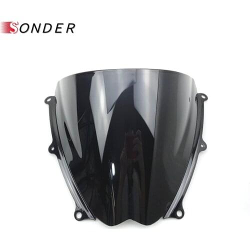 Motorcycle Motorbike Windshield Double Bubble Windscreen Wind Deflectors For Suzuki GSXR1000 GSX-R1000 GSXR 1000 K7 2007 2008