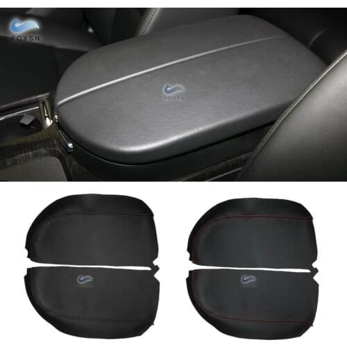 For Acura MDX 2007 2008 2009 2010 2011 2012 2013 Microfiber Leather Car Center Console Armrest Box Cover Protection Trim