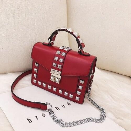 DUKAIWITTY Red Women's Bags