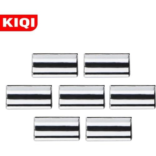 KIQI ABS Chrome Accessories for Peugeot 2008 2020 2021 Interior Car Window Lifter Control Button Cover Sequins Trim Sticker