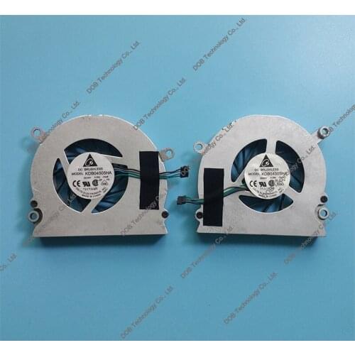 2 pcs /Lot CPU cooling fan For APPLE MacBook Pro 15.4" C2D A1226 A1211 A1260 Left & Rigt CPU Fans hot sale KDB04505HA