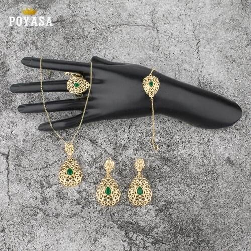 Moroccan Caftan wedding gold jewelry set for women new design gold jewelry set fashion jewelry set free shipping