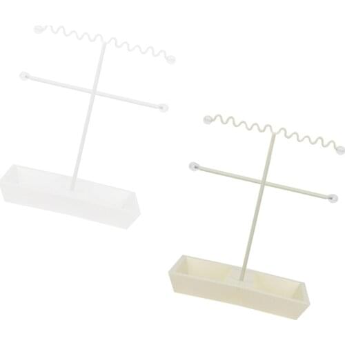 Metal Jewelry Accessories Display Organizer for Earrings Necklace Hanging Stand, Multi-Functional