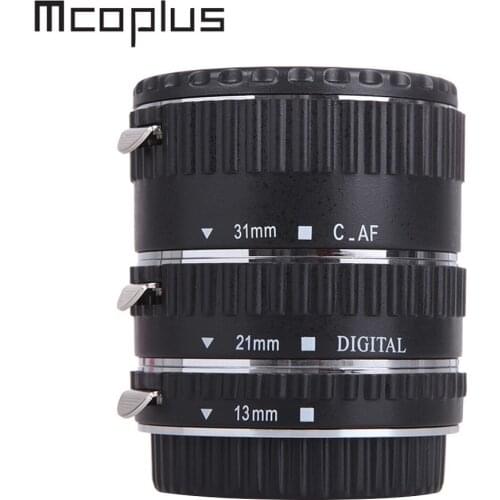 Mcoplus Metal Auto Focus Macro Extension Tube Ring for Canon EOS EF EF-S 600D 550D 200D 800D 6D 60D 1100D 1300D 80D 5DII 5DIII