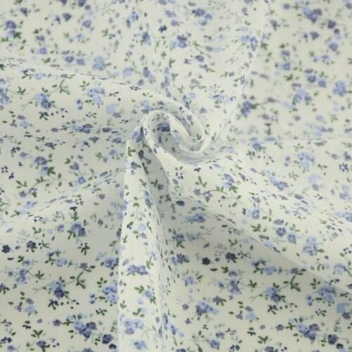 Lovely Flowers and Leaves Design Pre-cut Fat Quarter Cotton Fabric Quilting Tida Sewing Lining Toys Home Textile Patchwork Dolls