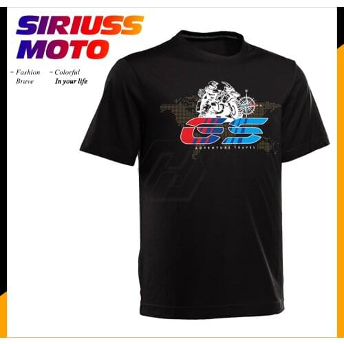Motorcycle O-Neck Printed T-Shirt Short Sleeve T Shirt Case for BMW R1200GS R1200 GS Adventure T Shirt