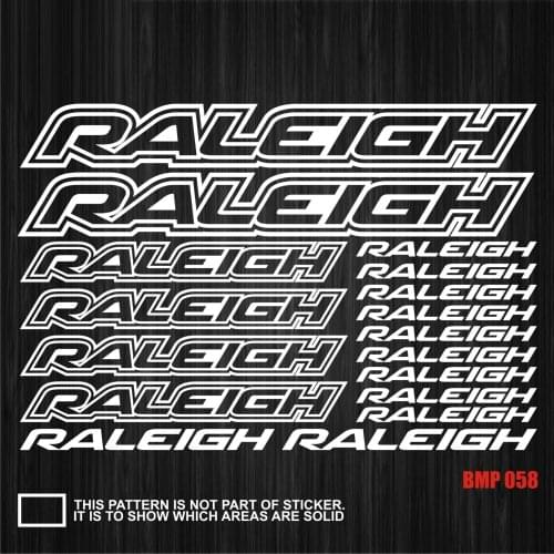 Road Bike Mountain Bike Bicycle Frame Stickers MTB Track Bike TT Bike Fat Bike Decal Reflective Stickers for RALEIGH Stickers