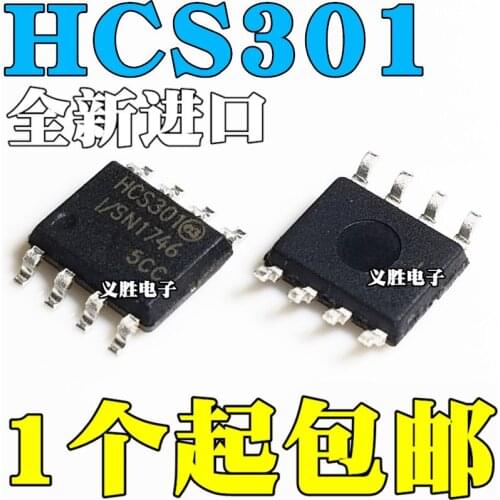 New and original HCS301-I/SN Embedded coding remote control IC SOP8 Embedded code control chip IC SMD SOP8, solution of multiple