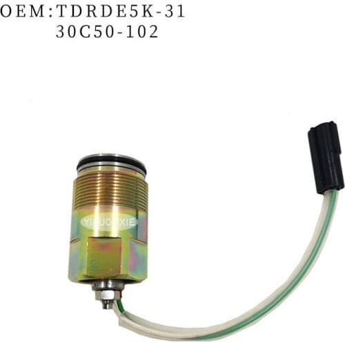 K3V112 SK200-6 hydraulic pump solenoid valve MC609-7421120 2436R884F1 without adjusting screw Made in china