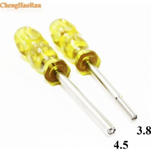 ChengHaoRan 1x Handle Security Bit 3.8mm 4.5mm Hexagon Screwdriver 3.8 4.5 Open Tool Game bit for Nintend NGC SFC MD NES SNES