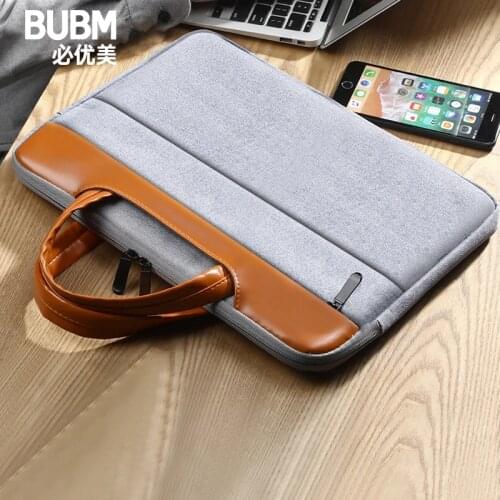 BUBM Laptop Bag 13.3 15.6 inch Travel Briefcase Bag Notebook Bag for Macbook Air Pro 13 15 Laptop handbag