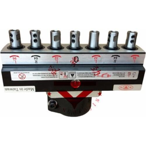 Drilling Head Drill Package with Seven Holes Spacing 32 Rows of Drills Woodworking Machinery Accessories