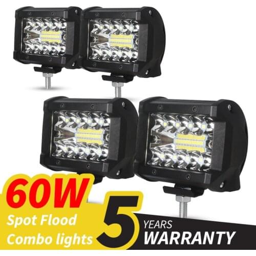 Xinfok 12V 24V LED Bar Offroad Spot Flood Combo LED Light Bar/Work Light for Truck Car SUV 4WD 4x4 Boat ATV Barra LED Headlights