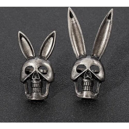 Unique Trendy Rabbit Adjustable Ring High Quality Design Mens Rabbit Promise Rings Women Gift