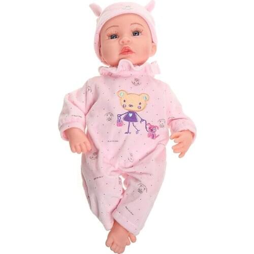 Toys Simulation Baby Doll Toy Vinyl Reborn Doll doll house accessories new born baby items reborn baby dolls for girls