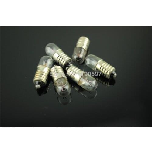 Screw Socket Bulb Pilot Light A Bulb Indicator Light 6.3V 12V 24V 220V 20PCS Amplifier Parts DIY Audio Free Shipping