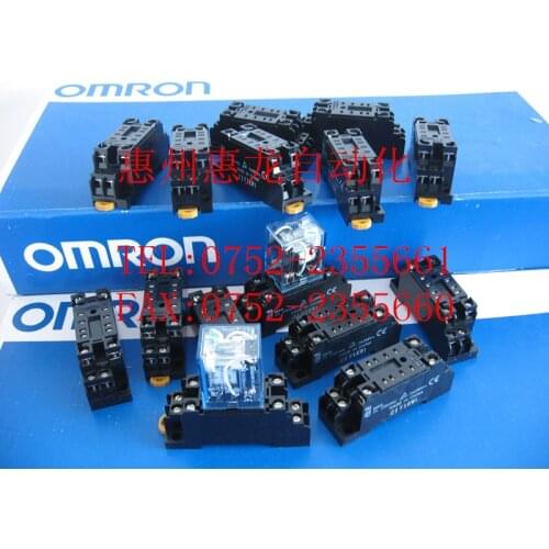[ZOB] New original genuine security OMRON8 foot relay seat MY2N-J DC48V + PYF08A-E --10PCS/LOT