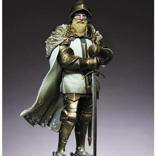 1/24 75mm Knight of the Teutonic toy Resin Model Miniature Kit unassembly Unpainted