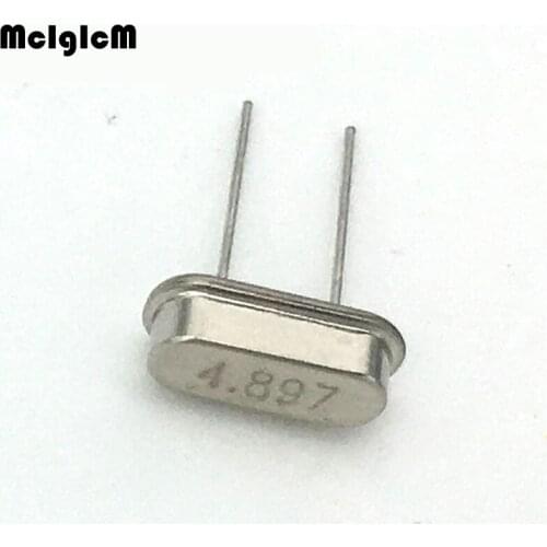 1000pcs hc-49s 4.897MHz 20ppm 20pF quartz resonator