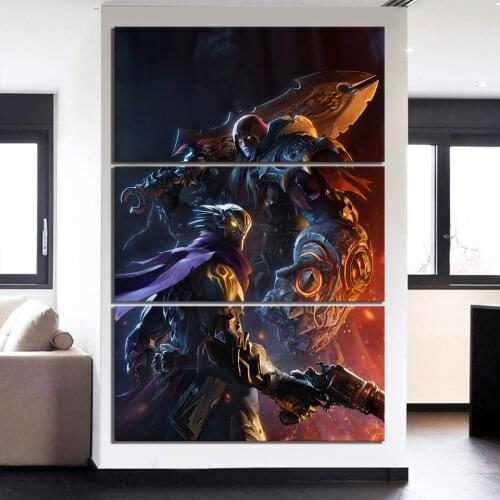 3 Piece Darksiders Genesis Game Poster Paintings HD Fantasy Art War and Strife Darksiders Picture Wall Paintings for Home Decor