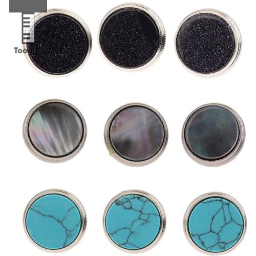 3 Pcs Trumpet Finger Buttons Valve Finger Trumpet Cap Screw Cover For Musical Bass Instrument Trumpet Repairing Accessories