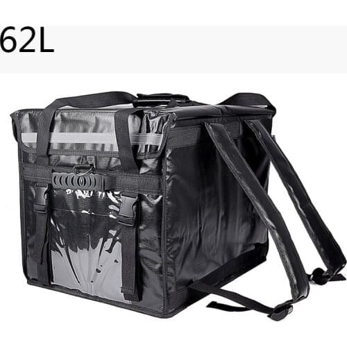 62L Shoulder Locks Insulated Refrigerating Cabin Waterproof Takeout Cabinet Food Delivery Container Delivery Box